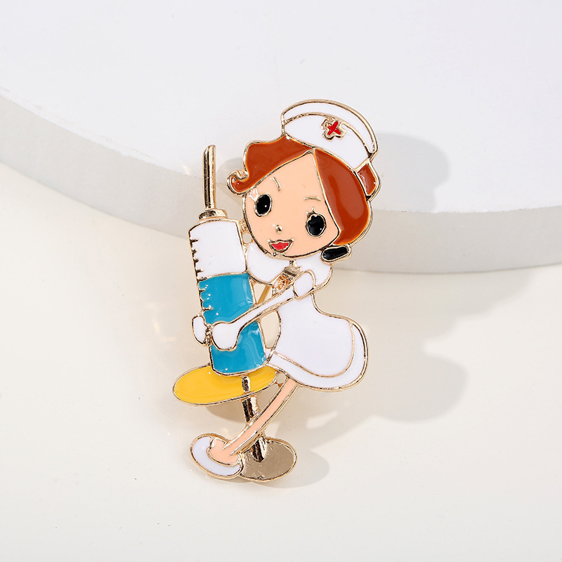 Newly Custom Stethoscope Brooch Pins Doctors Nurse  Enamel Pin  Medical Creative Lapel Pin Colorful Mini  Accessories