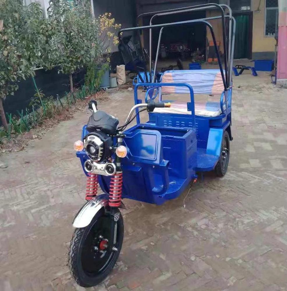 New Design Electric Three Wheel Auto Rickshaw Auto E Rickshaw Tuk Tuk Motorized Tricycles Taxi 275-14 Small Tricycle For Adults