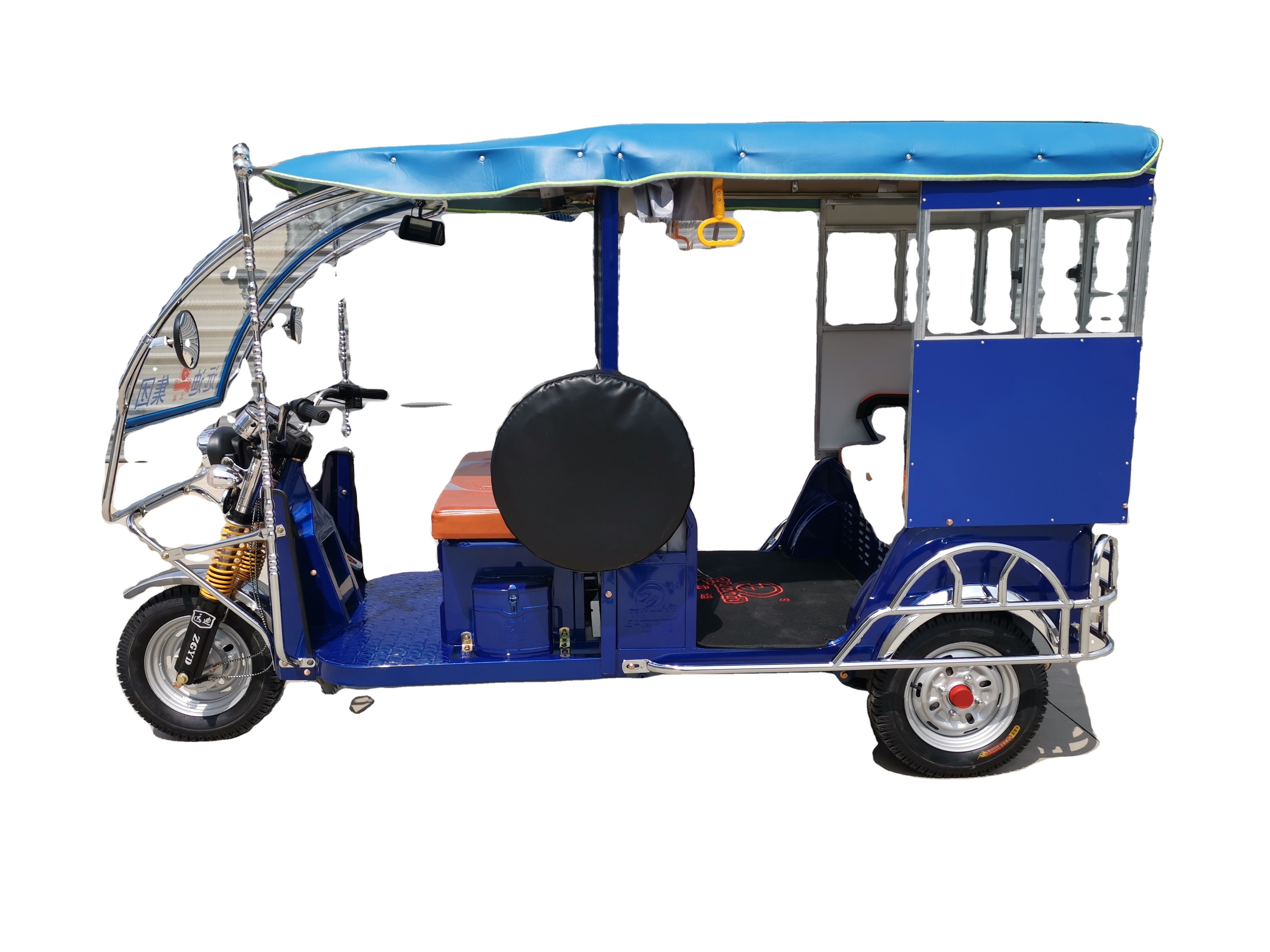 Low Price Heavy Passengers Loading Closed Cabin Electric Tricycle 3 Wheel Cargo Electric Motorcycle Durable Ev Tricycle For Sale