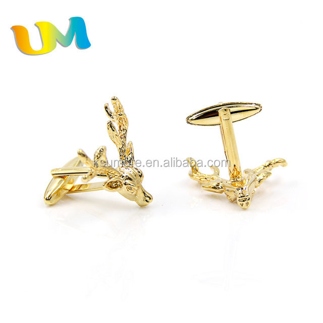 Wedding gifts mens cufflinks metal brass engraved logo cufflinks with gift box