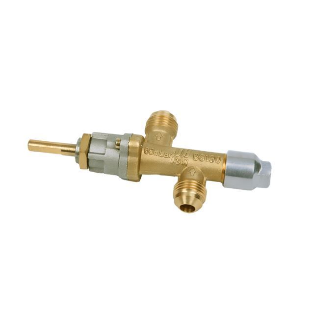 gas parts bbq gas brass valve grill burner/ fire pit