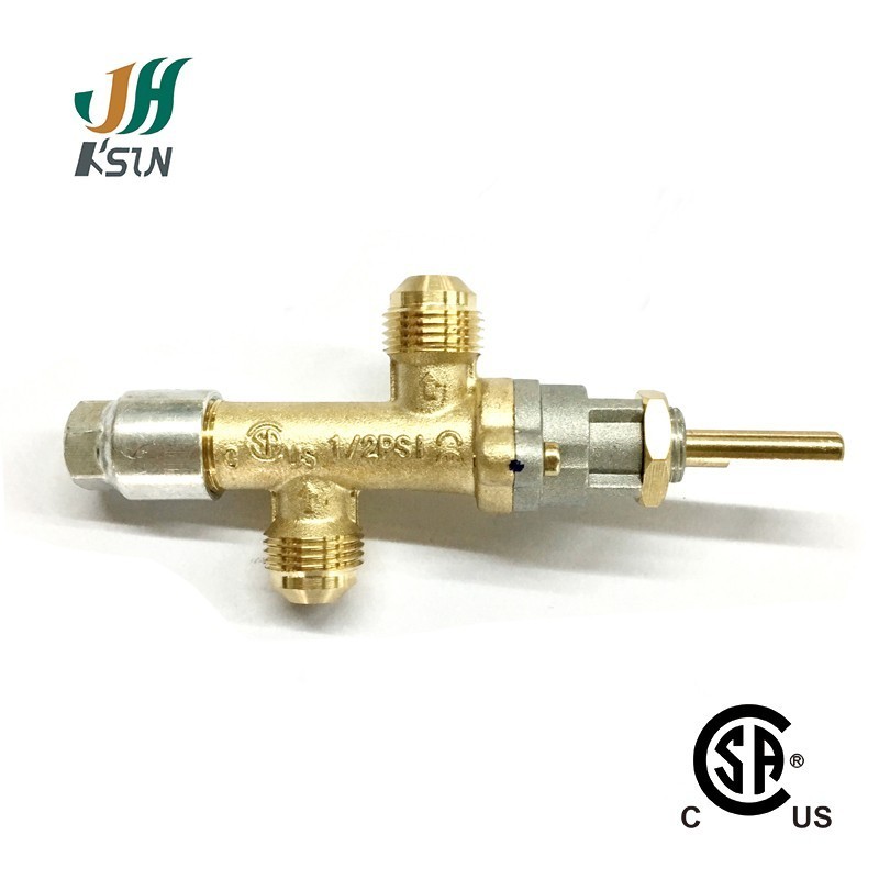 gas parts bbq gas brass valve grill burner/ fire pit