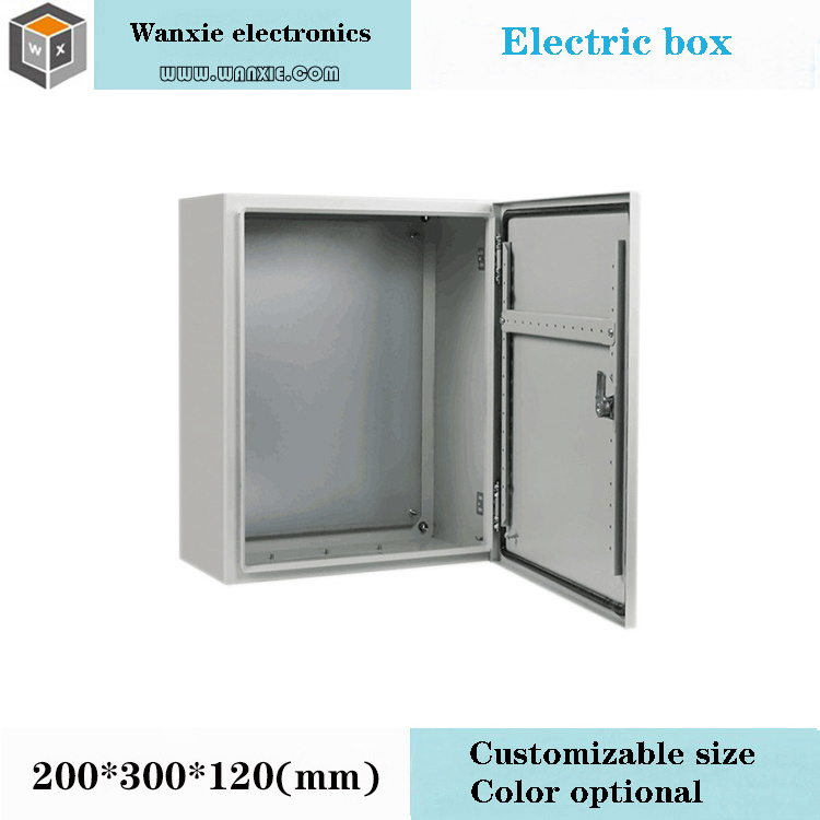 IP65 Indoor Weatherproof Electrical Waterproof Metal Box Customized Outdoor Wall Mount Waterproof Metal enclosure