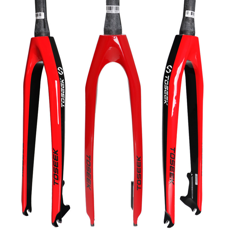 Carbon Fibre Mountain Bicycle Front Fork 26er 27.5er 29er Tapered 1-1/8"- 1-1/2" Bike Hard Fork Bike MTB Parts