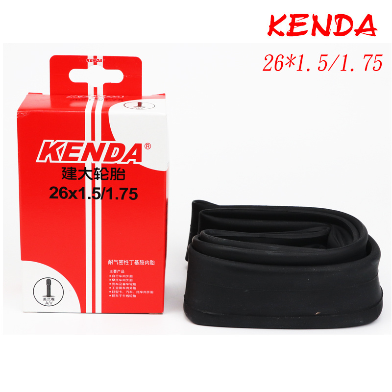 KENDA High Quality 26*1.5/1.75 Butyl Rubber BMX Bicycle Road Mountain Bicycle Inner Bike Tube