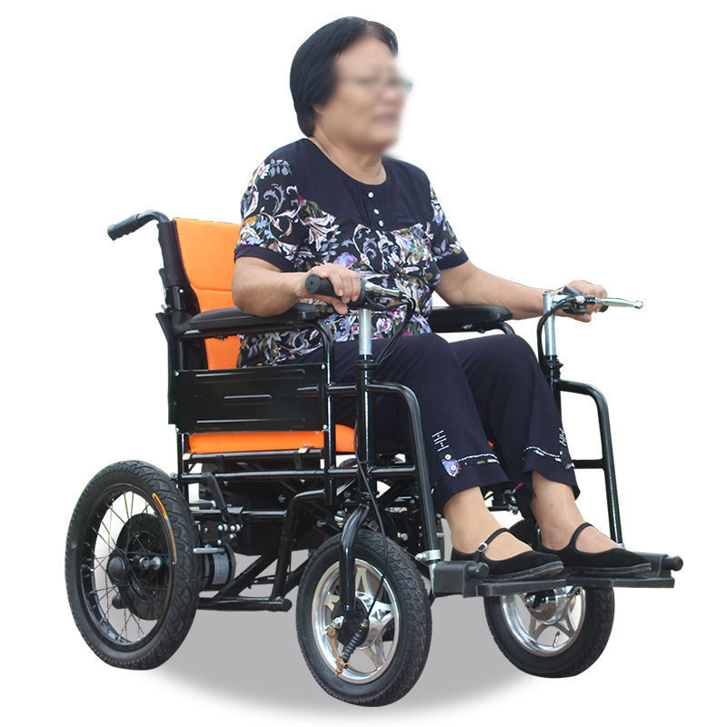 Hot Sale Lithium Battery Foldable Wheelchair Wheels Off Road Electric Powered Wheelchair Used For Sale