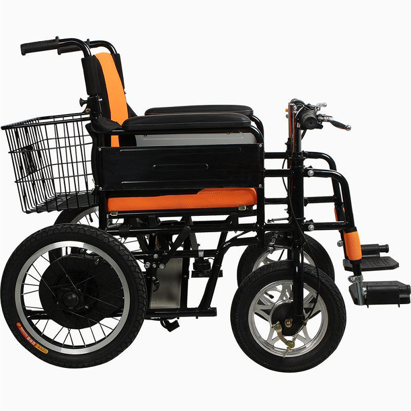 Hot Sale Lithium Battery Foldable Wheelchair Wheels Off Road Electric Powered Wheelchair Used For Sale