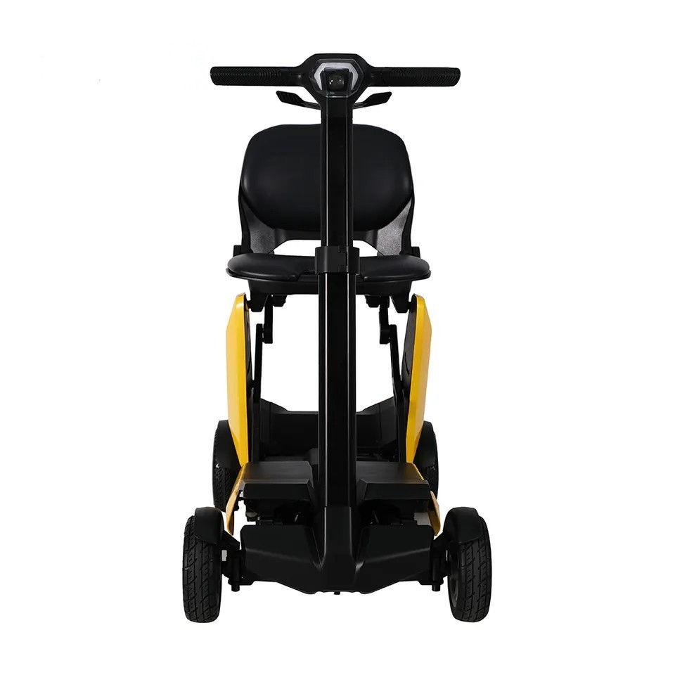 folding portable power wheelchair scooter Carbon Fiber Frame 4 wheel electric scooter with seat for elderly