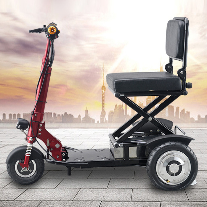 Hot-sell Heavy Duty Long Endurance Handicapped Foldable Electric 3 Wheel Mobility Scooter For Adults