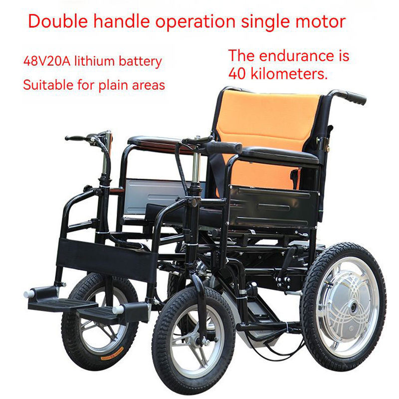 Hot Sale Lithium Battery Foldable Wheelchair Wheels Off Road Electric Powered Wheelchair Used For Sale