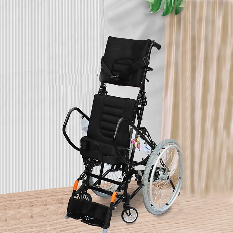 Manufacturer disabled standing paralysis equipment rehabilitation reclining wheelchair disabled With Wheels