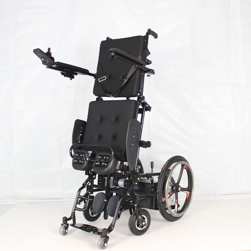 Manual and electric dual mode standing up handicapped wheelchair Standing Power Wheelchair orthopedic wheelchair