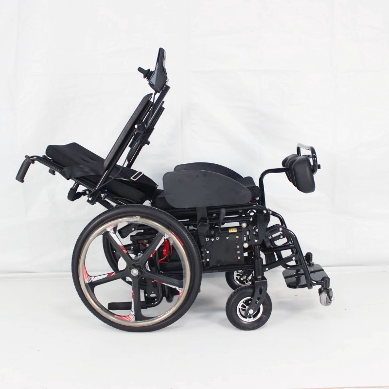 Manual and electric dual mode standing up handicapped wheelchair Standing Power Wheelchair orthopedic wheelchair