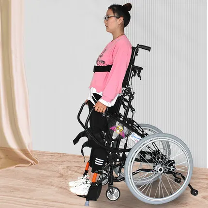 Manufacturer disabled standing paralysis equipment rehabilitation reclining wheelchair disabled With Wheels