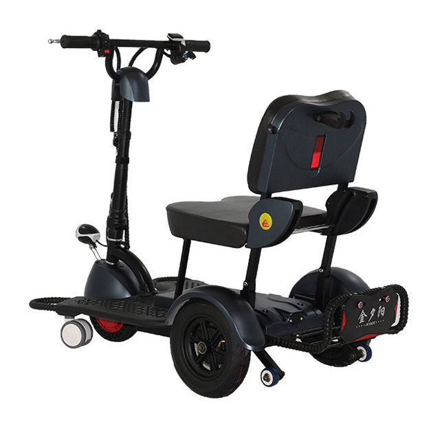 Lightweight Long Endurance Folding 3 Wheel Mobility Adult Kick Moped E Scooter Electric Tricycles Handicapped Scooters For Sale