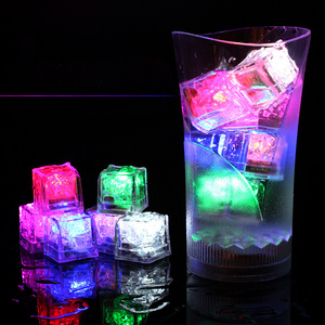 Best LED Glow Ice Cube Fast Slow Flashing LED Lights Glitter Light Up Ice Cube LED Ice Cubes For Party Bar Christmas