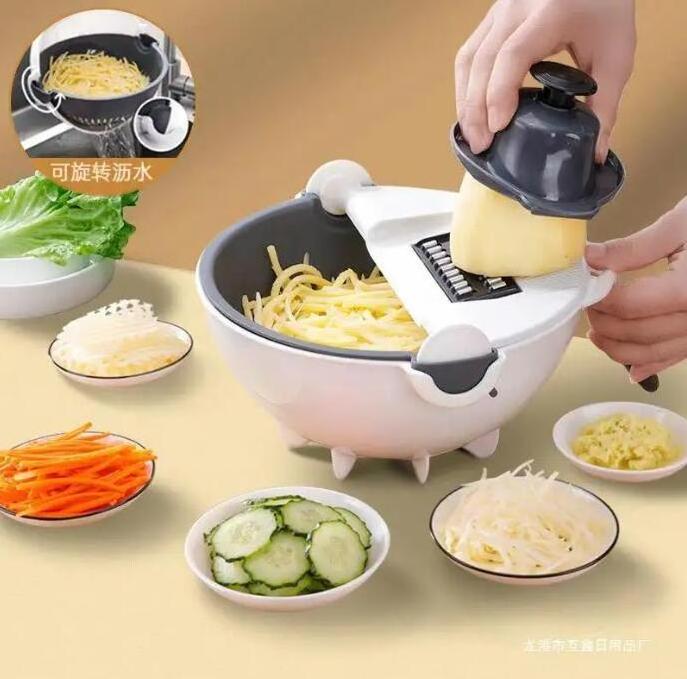 New Hot Sale Household Utensils Washing Basket Fruit Vegetable Peeling Parts Tomato Plastic Useful Slicing Kitchen Chopping Tool