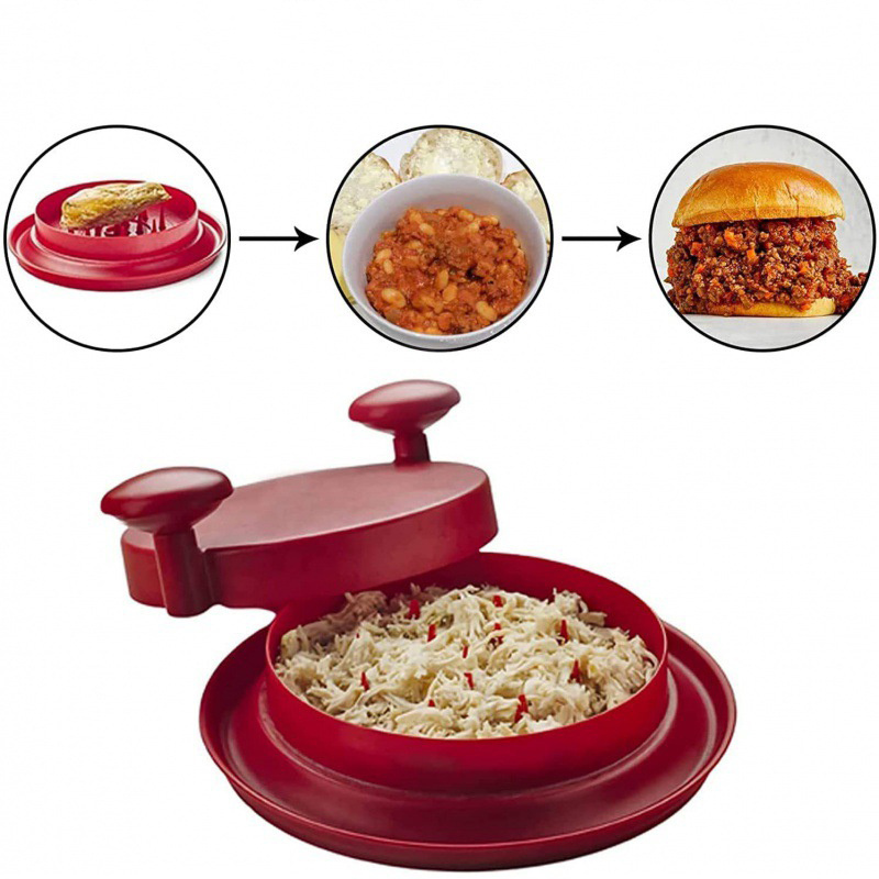 Hot Selling Meat Shredder Reusable Pulled Pork Beef Kitchen Round Meat Shred Tool Convenient Chicken Shredder