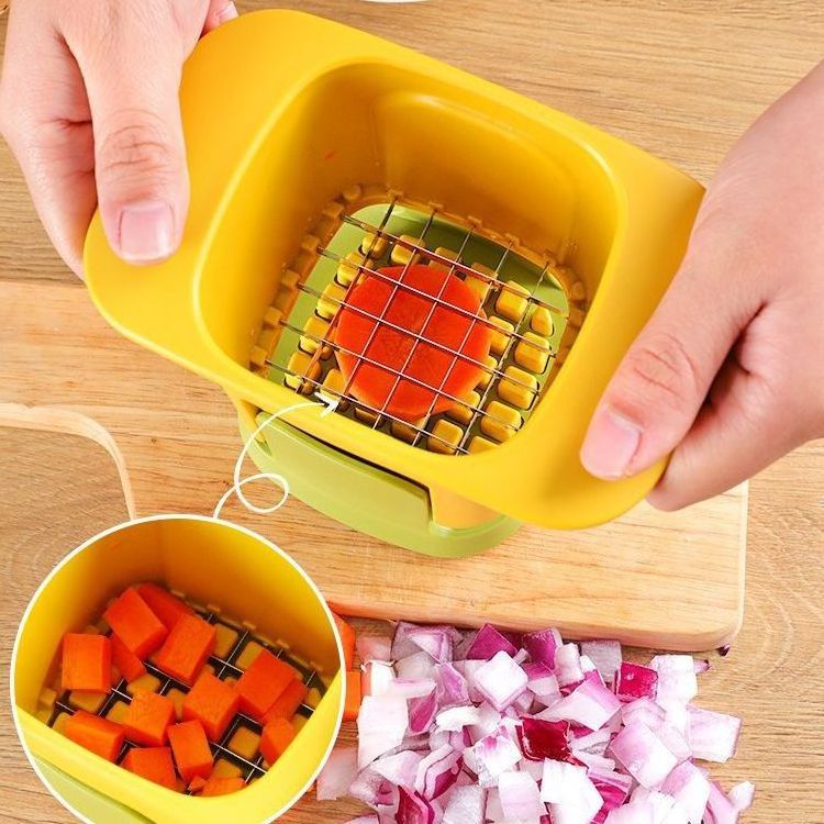 Convenient Dicing Tool Striper Lazy Kitchen Slicer Household Cucumber Potato Shredded Portable Press Slicer