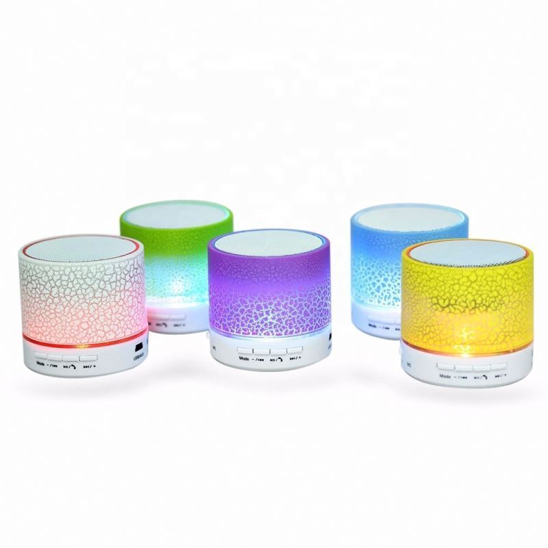 Outdoor Subwoofer Mini Portable A9 Wireless Speaker With Led Flashing Colorful Metal Bass Speaker For Mobile Phone