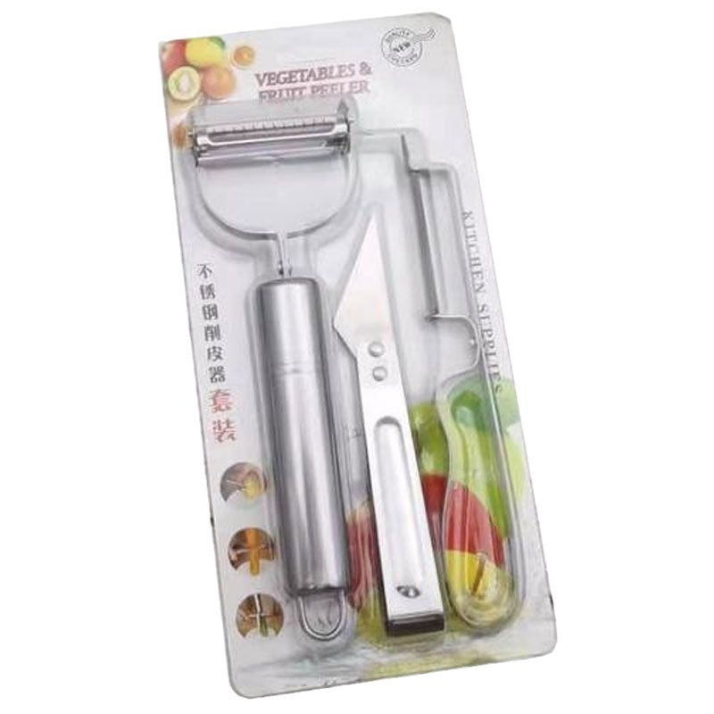 Peeling Knife Kitchen Special Three Piece Fruit Peeling Knife Slicer Potato Slicer Scraper