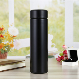 OEM Branding Water Transfer Stainless Steel Cola Bottle Thermos Drinking Metal Bottle With Temperature Display Lid