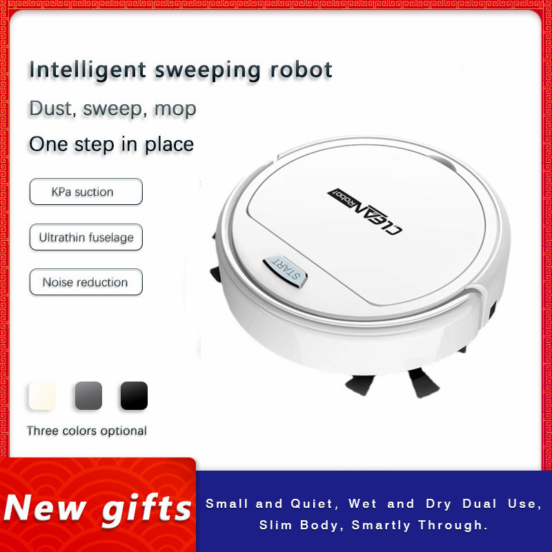 Sweeping Robot Vacuum Cleaner 2400mah Floor Care Machine 3 In 1 Rechargeable Mopping Household Smart Robot Vacuum Cleaners