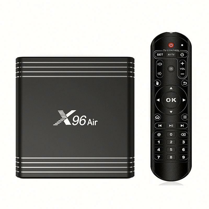 Best x96 quad core dual wifi CPU 8K 4K OTT IPTV Box with bt Android 9.0 smart ott tv box X96 Air Amlogic S905X3