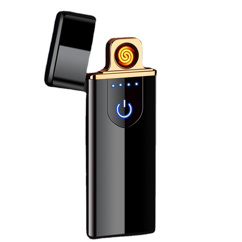 2023 New Touch USB Lighter Rechargeable Lighter Windproof USB Electronic Cigarette Lighter Smoke Accessories Gift torch lighter