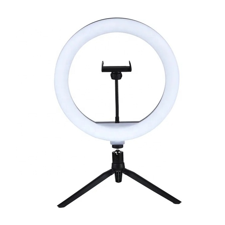 LED Live Broadcast Ring Light Makeup Live Selfie Tripod Stand Phone Holder 6 8 10 12 14 Inch Multi Size Photographic Light