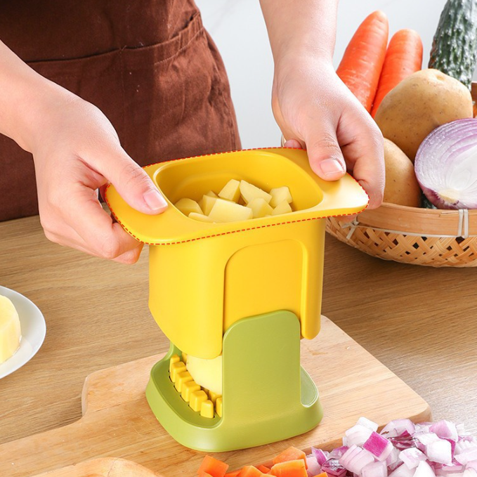 Convenient Dicing Tool Striper Lazy Kitchen Slicer Household Cucumber Potato Shredded Portable Press Slicer