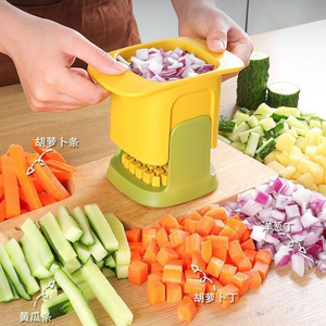 Convenient Dicing Tool Striper Lazy Kitchen Slicer Household Cucumber Potato Shredded Portable Press Slicer