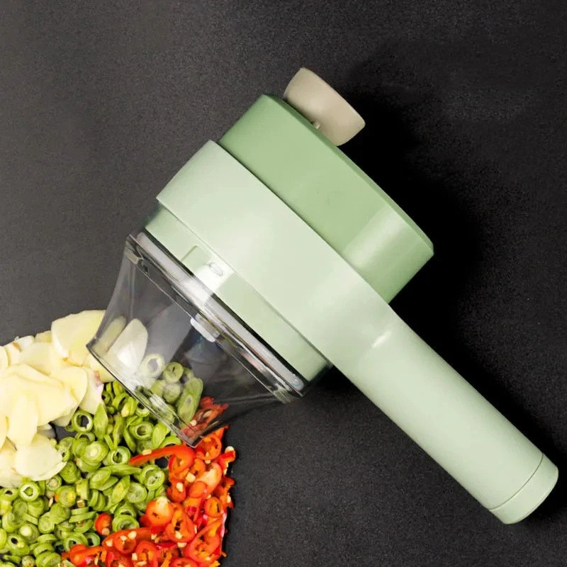 Multifunctional Electric Salad Fruit Vegetable Slicer Cutter Carrot Potato Chopper Cutting Machine Stainless steel Blade