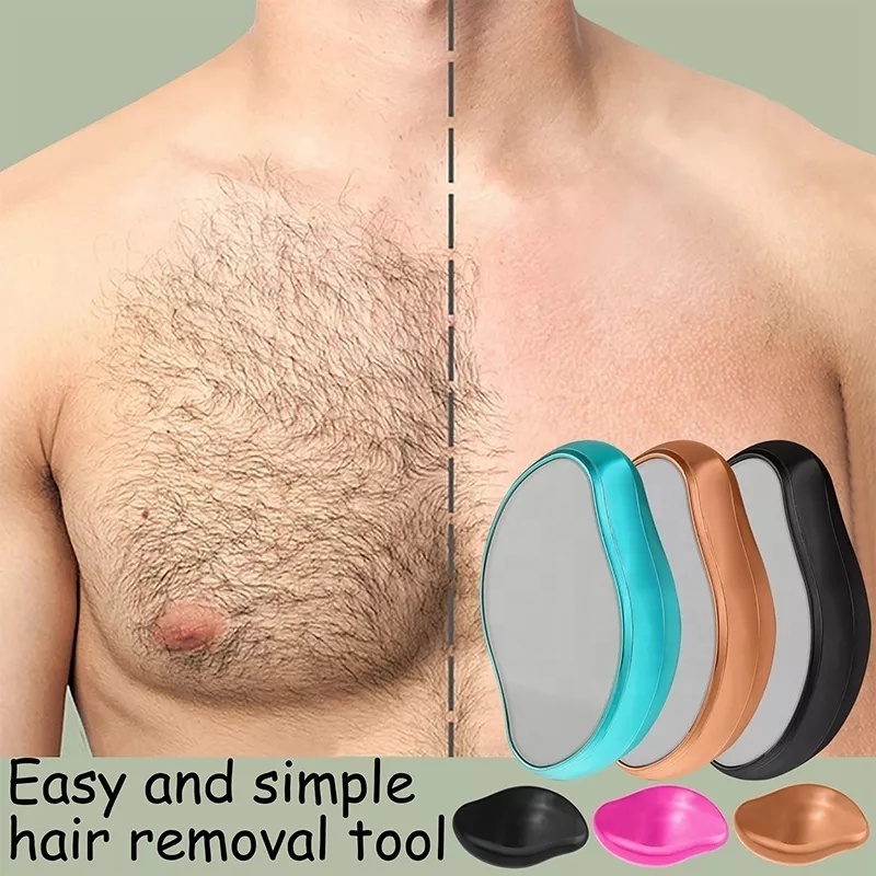 Hair Trimmer Magic Crystal Hair Removal Eraser Nano Painless Tool Pad Brow Body Leg Skin Hair Remover Stone Epilator Device