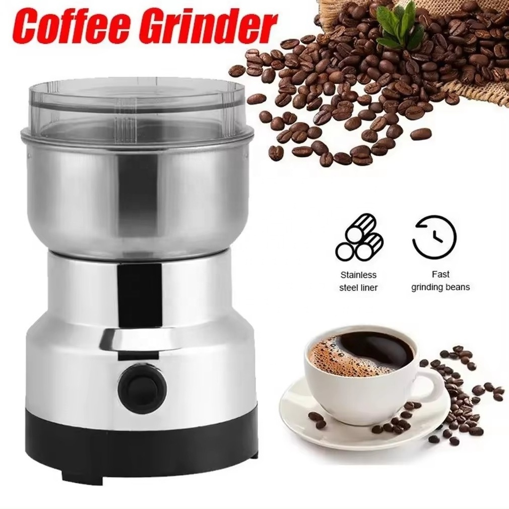 Electric Portable Coffee Grinder Food Mills Stainless Steel Household Blender Meat Soybean Grinder