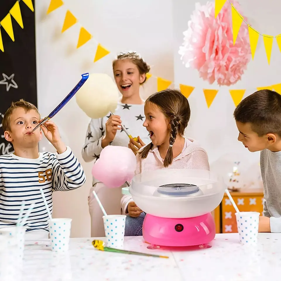 Mini Electric Cotton Candy Maker, Hard Candy Maker, Sugar Free Candy family fun In home cotton candy machine