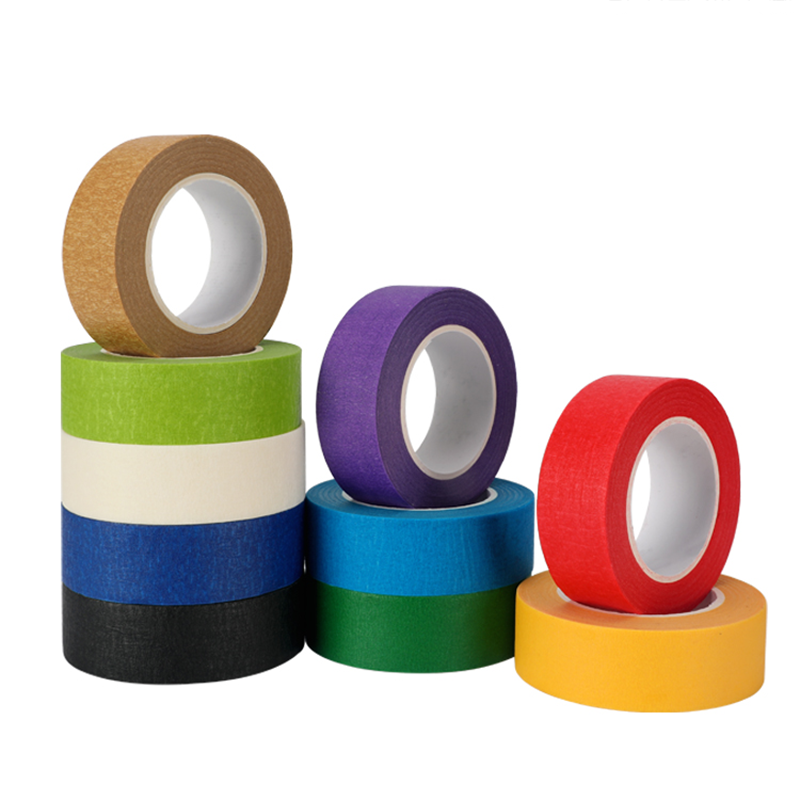 Custom Automotive Body Pvc Strong Adhesive Crepe Paper Masking Tape