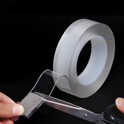 EONBON Two Side Glue High Sticky Nano Tape Gel Glue Tape, Reusable Nano Double Side Adhesive Grip Tape Boths For Household