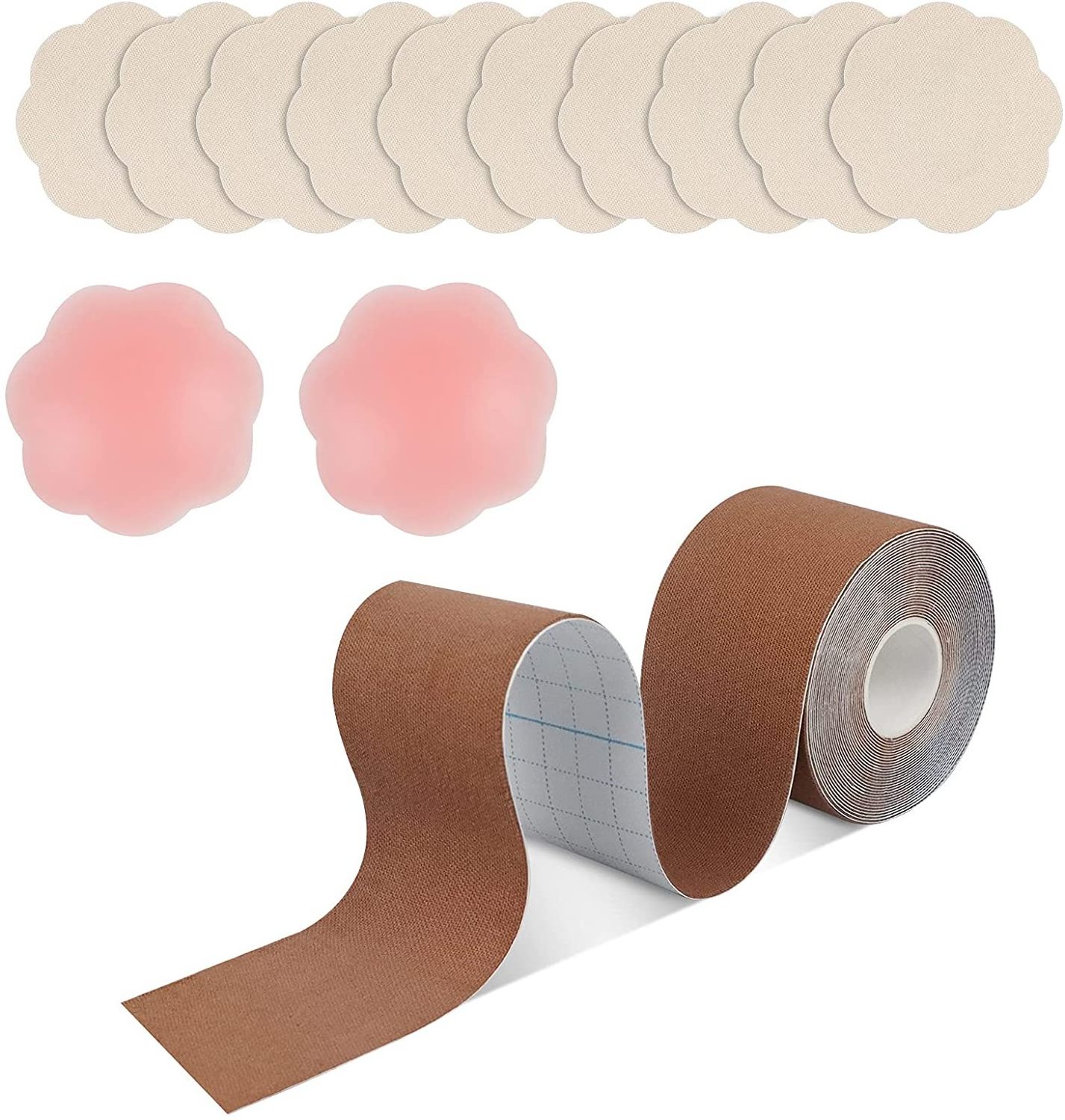 Breast Up Lift Tape Boob Tape Bio Glue With Backless Easy To Use Boob Tape Kit For Women Nude