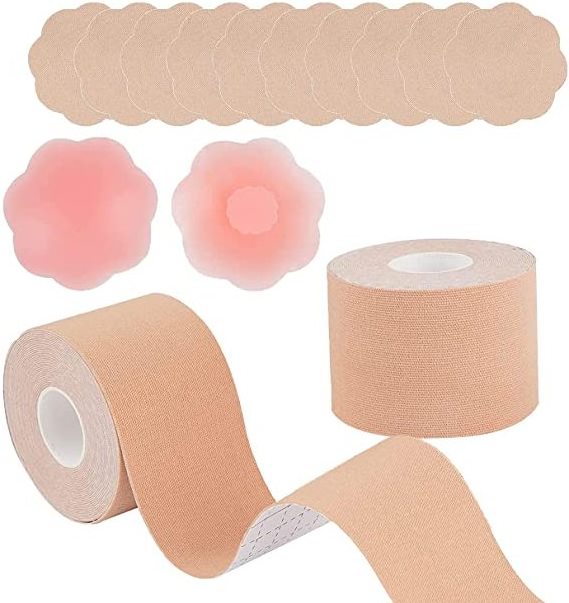 Breast Up Lift Tape Boob Tape Bio Glue With Backless Easy To Use Boob Tape Kit For Women Nude