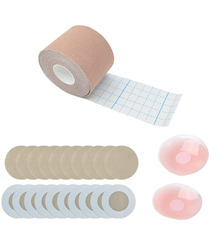 Breast Up Lift Tape Boob Tape Bio Glue With Backless Easy To Use Boob Tape Kit For Women Nude