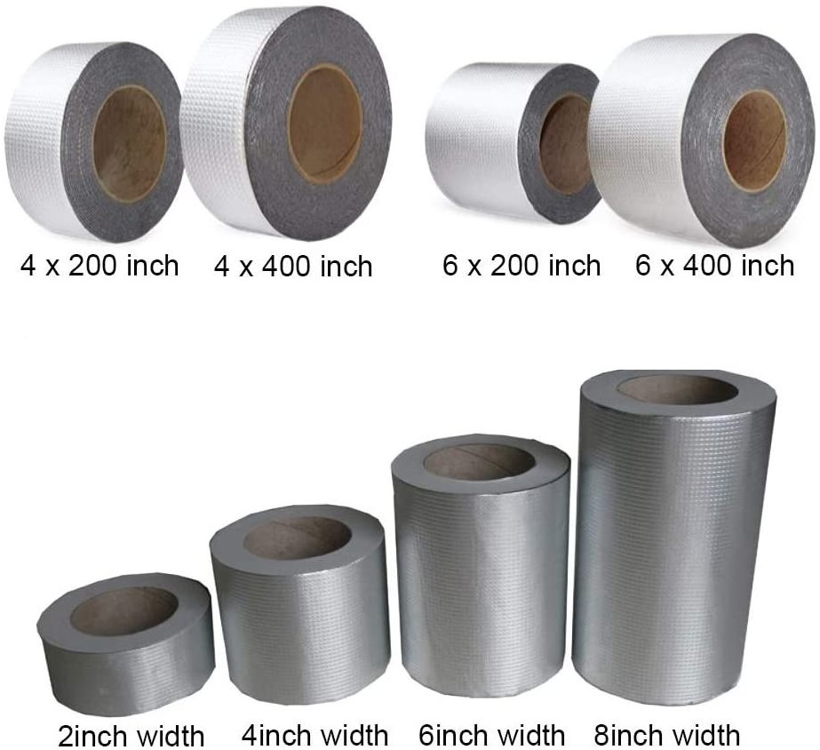 EONBON Super Strong Butyl Tape Waterproof, Butyl Water Proof Tape For Steel Roofs, Patching And Gutter Leak Repair