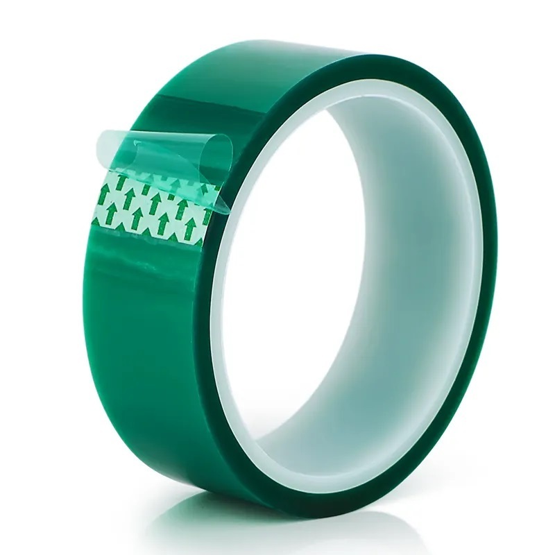 EONBON High Temp Green Polyester Masking Heat Tape Not Cut Green Polyester Hi-Temp Masking Tape For Powder Coating