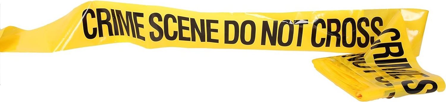 EONBON Crime Scene Do Not Cross Barricade Tape For High Visibility Tear Resistant Design Yellow Crime Scene Tape