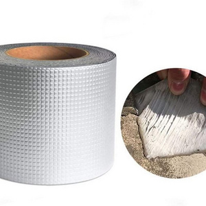 Super Waterproof Aluminum Foil Butyl Tape, Aluminum Butyl Tape With Butyl Rubber Adhesive For Window And Metal Roof Flashing