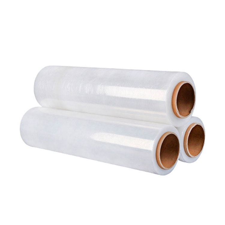 Wholesale Price 15 Pallet Wrap Stretch Film hand Clear Plastic LLDPE Pallet Stretch Film Wrap