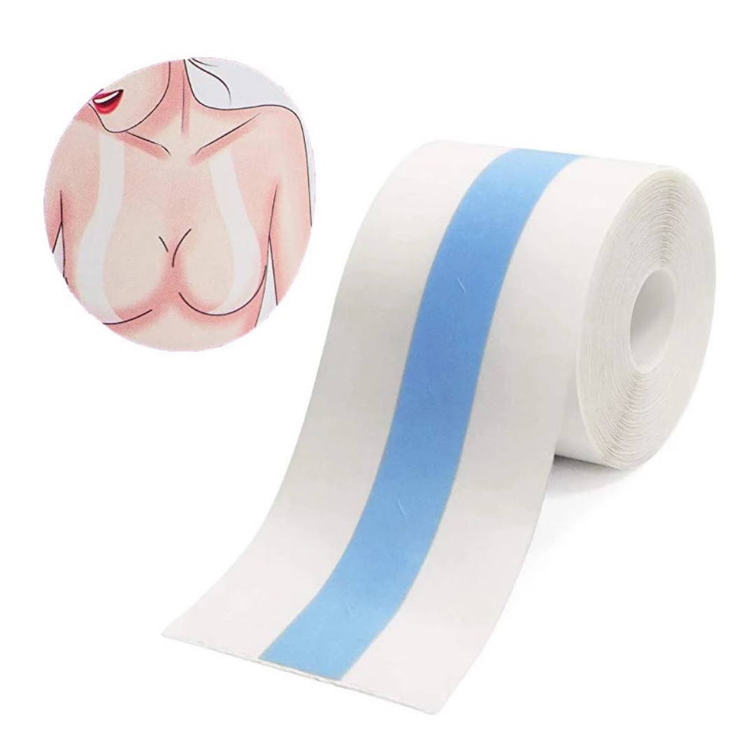 Breast Tape Transparent Boob Tape Boob Push-up Sticky Body Petals Breathable Pasties for Women with Small and Large Boobs