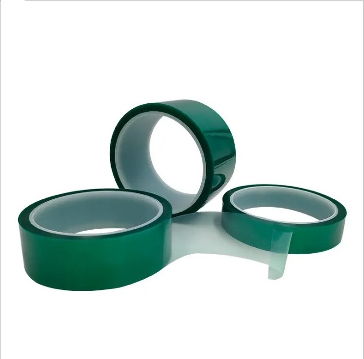 EONBON High Temp Green Polyester Masking Heat Tape Not Cut Green Polyester Hi-Temp Masking Tape For Powder Coating