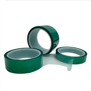 EONBON High Temp Green Polyester Masking Heat Tape Not Cut Green Polyester Hi-Temp Masking Tape For Powder Coating