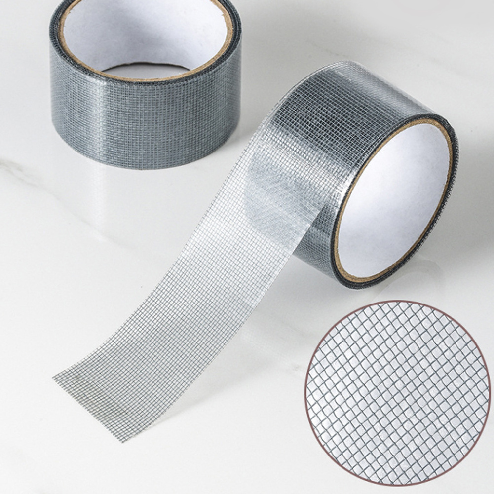 Window Screen Repair Tape Window Screen Patch Repair Kit, Fiberglass Covering Mesh Repair Tape